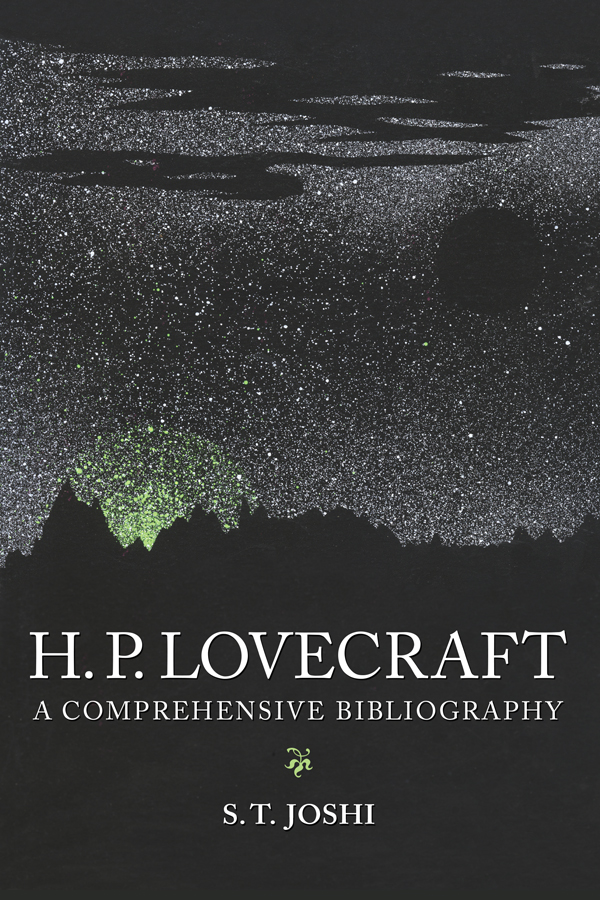 Image of the front cover of H.P. Lovecraft, A Comprehensive Bibliography.
