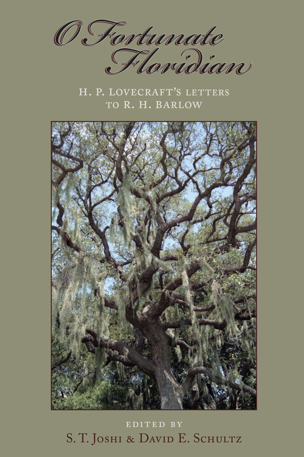 Image of the front cover of O Fortunate Floridian.