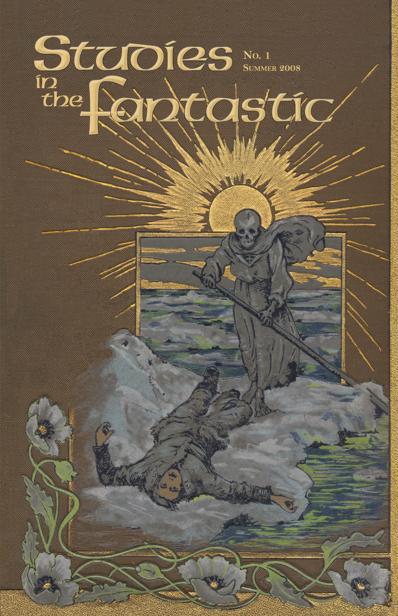 Image of the front cover of Studies of the Fantastic, No. 1. 